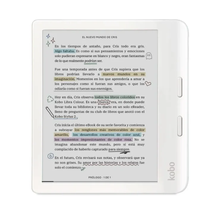 Lector E Reader Kobo Libra Colour HD 7 32GB Blanco