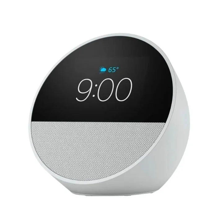Parlante Amazon Alexa Echo Spot 2024 Pantalla Bluetooth Blanco