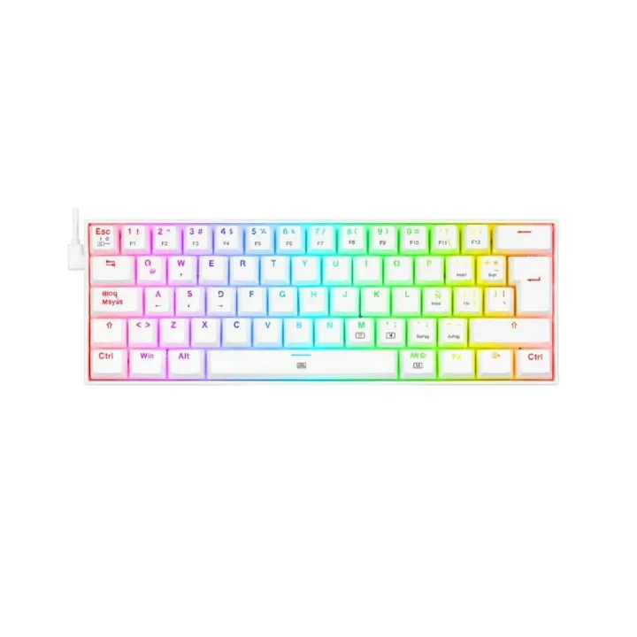 Teclado Gamer Mecánico Redragon Retroiluminado RGB Dragonborn K630W SP