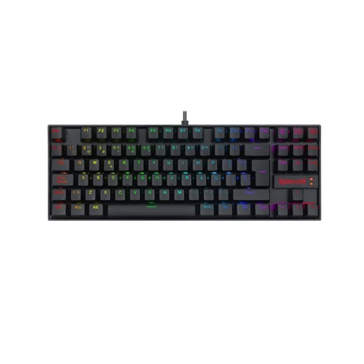 Teclado Gamer Mecánico Redragon Retroiluminado RGB K552 Kumara Negro