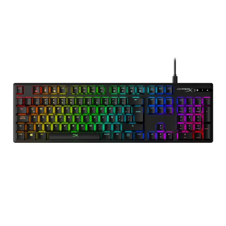 Teclado HyperX Alloy Core Rojo HX disposición para LA Negro