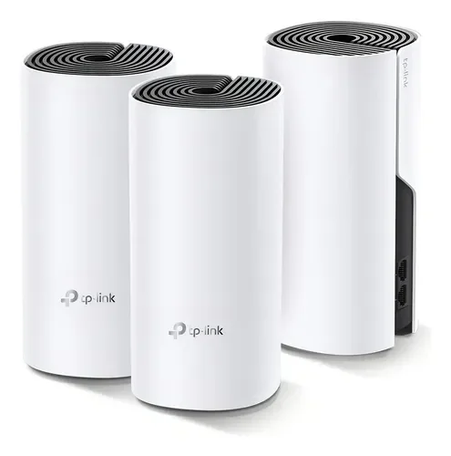 Access point, Router, Sistema Wi-Fi mesh TP-Link Mesh blanco/negro pack x 3 unidades