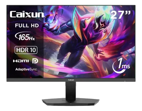 Monitor Gamer Plano Caixun 27" FHD IPS 165Hz C27F4F