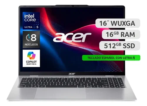 Notebook Aspire Al16-53p-578y-1 Ultra 5 16gb 512gb Ssd Acer